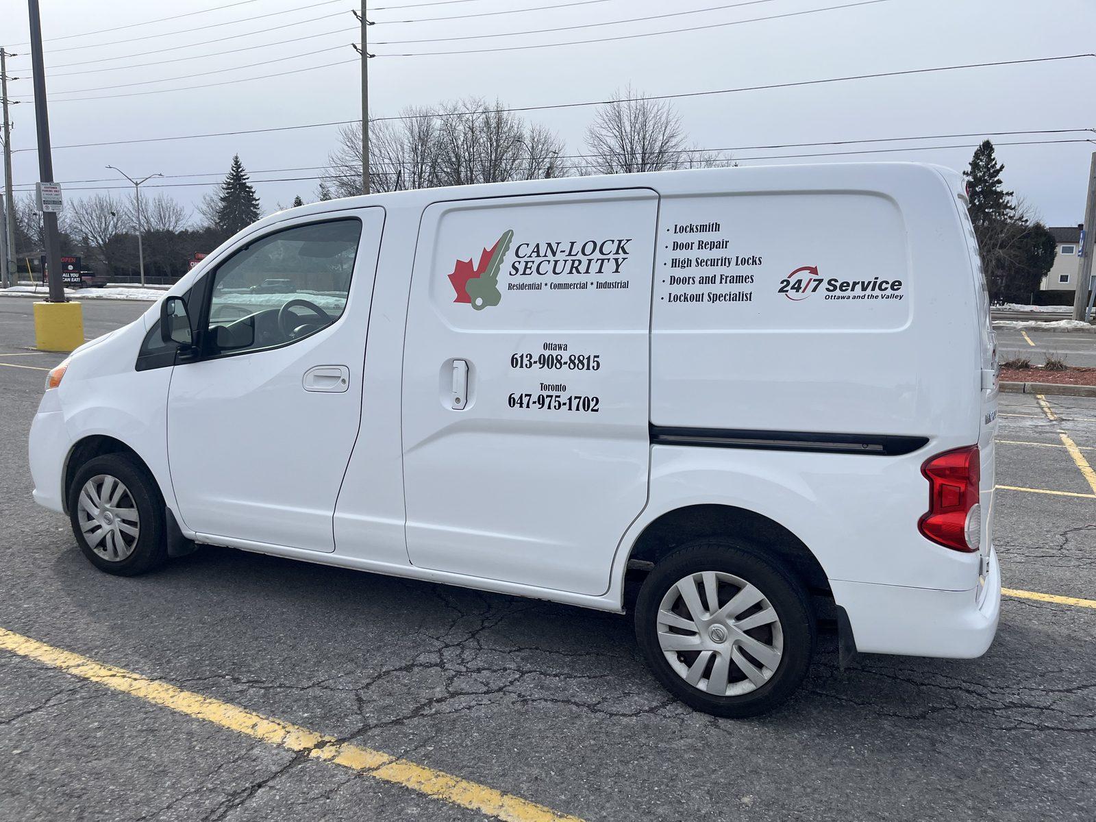 Can-Lock Security service van