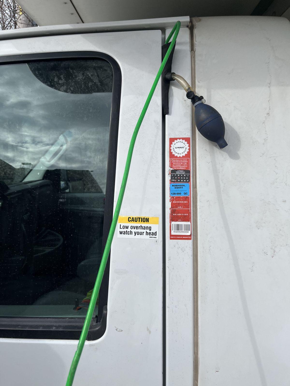 Mobile lockout tools staged beside the Can-Lock Security service van
