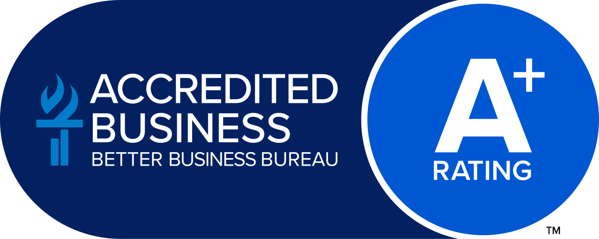 BBB Accredited Business — A+ Rating